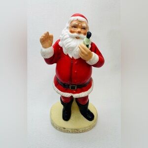 Gorham Norman Rockwell Santa Christmas Friend 1983 Figurine Gift Jolly Red Face